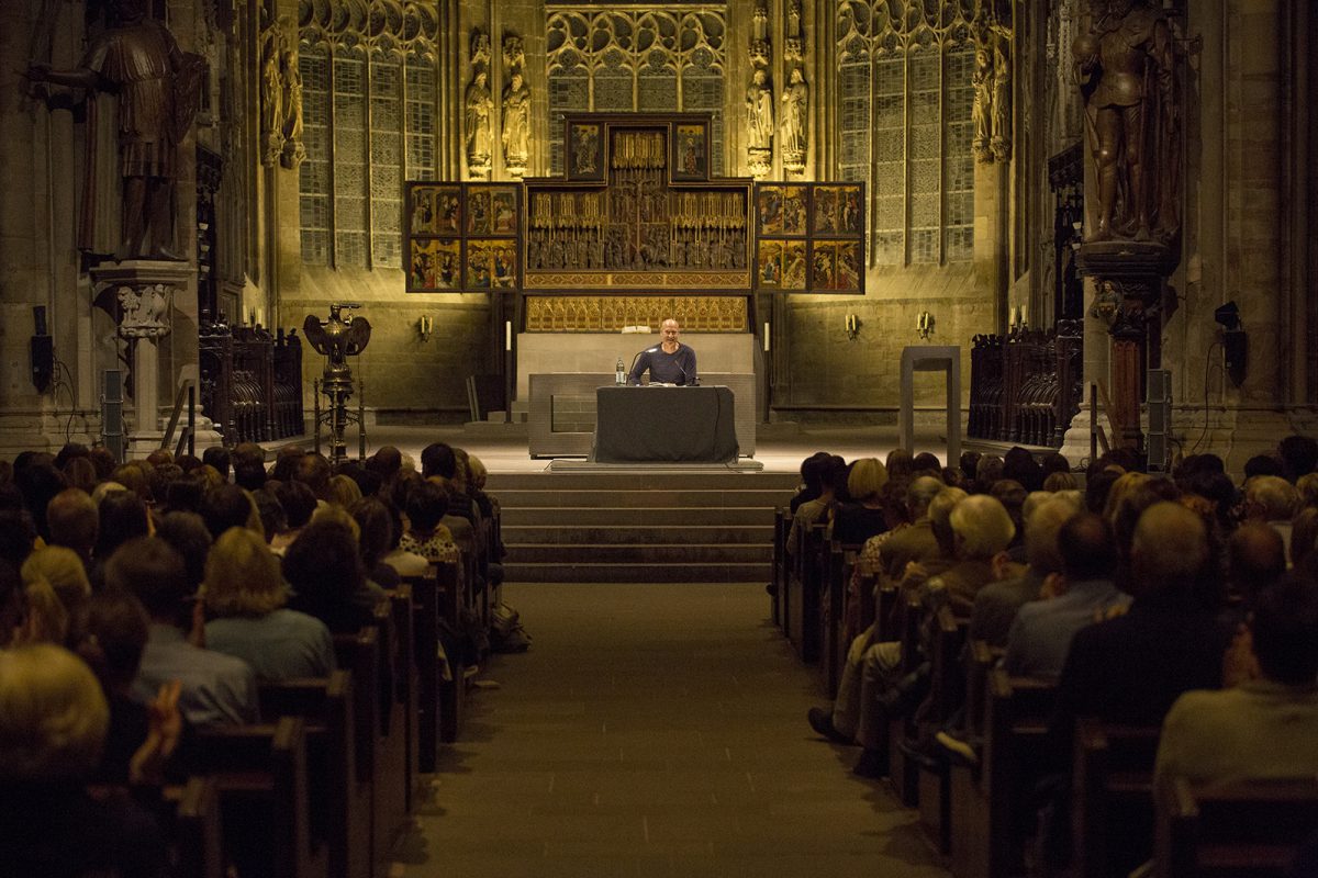 Joachim Meyerhoff beim LesArt.literaturfestival Dortmund