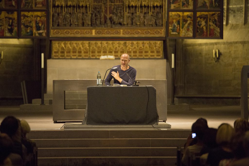 Joachim Meyerhoff beim LesArt.Literaturfestival Dortmund