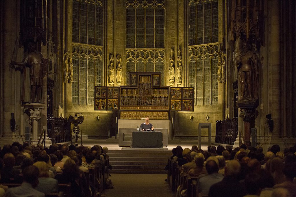 Joachim Meyerhoff beim LesArt.literaturfestival Dortmund